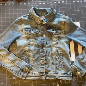 Levis Girls Denim Jacket Size Medium